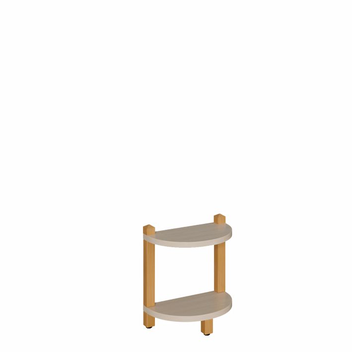 ST Abschlussregal 180°, 40 cm